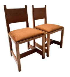 Two Art Deco Modernist Side Chairs by Hendrik Wouda for Pander, 1924